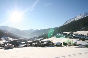 La vallée des Villards depuis St-Jean